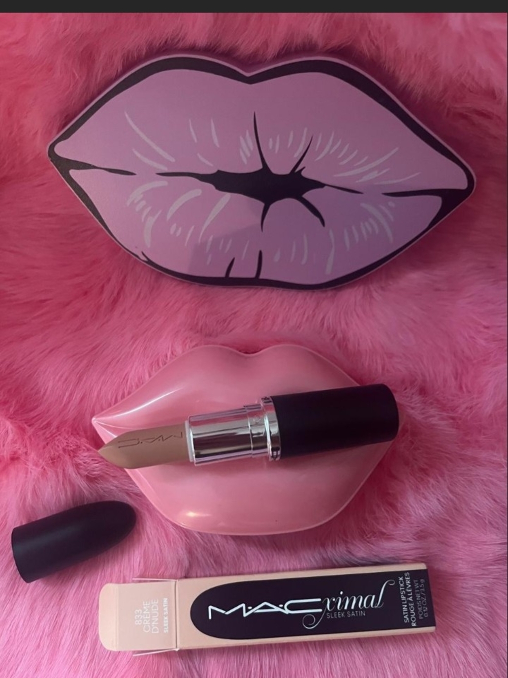 MAC Cosmetics Satin Lipstick in Nude Pink - Sleek Satin Finish